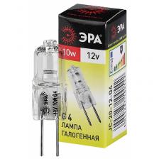 G4-JC-10W-12V Лампа галогенная ЭРА G4-JC-10W-12V G4 10Вт капсула теплый белый свет, цена за 1 шт