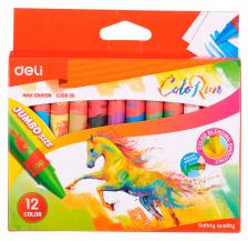 Мелки восковые Deli Colorun EC20900 EC20900, 12 цветов