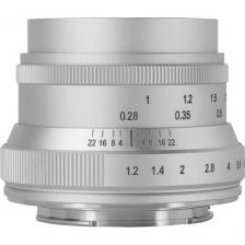 Объектив 7artisans 35mm F1.2 II X-mount Серебро A803S-II