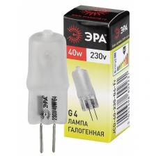 G4-JCD-40W-230V-FR Лампа галогенная ЭРА G4-JCD-40W-230V-FR G4 40Вт капсула матовая теплый белый свет, цена за 1 шт