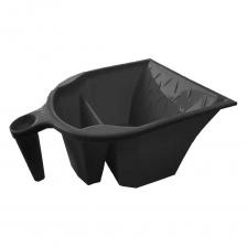 Ковш МЕЛОДИЯ ЦВЕТА 220*180*120 для краски 1,2л, 2 отдел. кисть и валик до 150мм черный 20-19-12черн