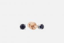 Пусеты золотые Сапфир 2 шт VESNA JEWELRY