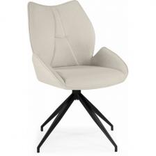 Стул на металлокаркасе Woodville Miranda 360 крутящийся beige / black арт.15847
