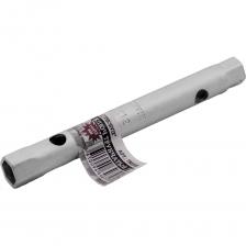 Трубчатый ключ используется в процессе ремонта и обслуживании автомобиля, а также для других ремонтных работ. Благодаря специальной форме, ключ подходит для работ в труднодоступных местах. Трубчатый ключ представляет собой трубку, на сторонах которой расположены головки в виде шестигранников разных размеров. В трубке сформированы округлые отверстия для воротка, что облегчает закручивание или откручивание крепежа.