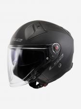 Мотошлем LS2 OF603 INFINITY II Solid (черный матовый, Matt Black), Черный