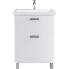 Комплект Sanstar напольная тумба Gretta 60 с раковиной Фостер 60 330.1-1.5.1.КФОС производится на российском заводе, оснащенном высокотехнологичным европейским оборудованием, под контролем отдела качества, с соблюдением ТУ и ГОСТ. Товар относится к серии Migliore, отличительной особенностью которой являются более дорогие отделочные материалы. А линейка мебели Gretta, выполненная в современном стиле, внесет в ванную комнату неповторимый дизайн и обновление. Дополнительно к тумбе возможно приобрести полный комплект мебели Gretta, а именно зеркало или зеркальный шкаф, шкаф-пенал. Окрашивание изделия производится в пять этапов с применением итальянской эмали, глянец. Два выдвижных ящика с направляющими скрытого монтажа и доводчиками. В комплект входит 3 ножки - 2 передние из хрома, 1 задняя из пластика, а также дополнительное крепление к стене. Товар доставляется в предварительно собранном виде, состоит из 2 мест, надежно упакованных в пятислойный гофрированный картон. 