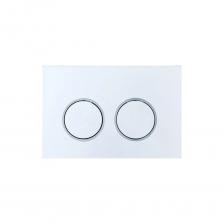 Кнопка смыва BAU Round для инсталляции IDEAL, белый/хром E00116