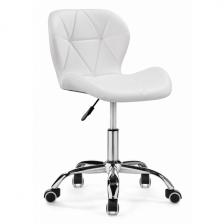 Офисное кресло - стул компьютерный без подлокотников белый Woodville Trizor whitе 15338