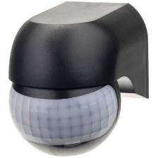 Датчик движения настенный Duwi DD-03, 180°, 10-900 с, 12 м, 800 Вт, IP44, черный (25822 3)