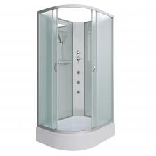 Душевая кабина Niagara Classic NG-33084-14RBKG 100х80 см, без крыши, с гидромассажем