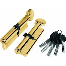 Цилиндр PALIDORE алюмин. А 80 PB (ключ/завертка, золото блестящее) TURDUS 98760954