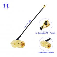 1 шт. RF1.13 SMA к IPX-1 кабель SMA/RP SMA штекер к uFL IPX-1 штекер/гнездо WIFI антенна RF кабель RF1.13 удлинитель косички