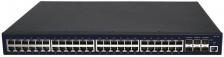 Коммутатор PoE NIKOMAX GL-SW-G304-54P 48x10/1001000Mb/s PoE, 6x1/10G SFP+, 1 Console MiniUSB. 2 слота блоков питания, 1U 19" бюджет PoE 740W (2 БП), 2