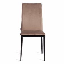 Стул CAPRI BC565 – DC), металл/флок, цвет beige (бежевый) /чёрный