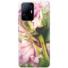 Силиконовый чехол Нежность цветка на Xiaomi 11T / 11T Pro / Сяоми 11Т / 11Т Про