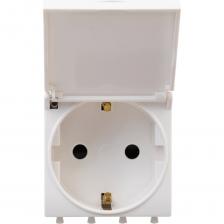 Розетка 2P+E (однофазная розетка с заземлением) модульная с крышкой от ДКС применяется для подключения различных электроприборов. Изделие предназначено для монтажа в систему пластиковых коробов "In-liner Front" и систему организации рабочих мест "Sotto" при помощи рамок-суппортов и каркасов "Avanti". Лаконичные формы электроустановочных изделий "Avanti" отлично сочетаются с их глубокими цветами.