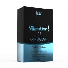 Возбуждающее средство INTT Увлажняющий гель для тела Vibration Gel с ароматом Лед 15