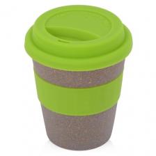 Стакан Oasis "Cafe", 350 мл, с силиконовой крышкой, цвет зеленое яблоко