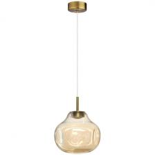 Подвесной светильник Odeon Light Vaso 5097/4L античн.бронза/янтарный/металл/стекло LED 4W 4000K