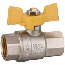 Газовый кран 1/2 г/г (бабочка) Vieir (Виеир) (VRQ210-01)