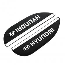 Силиконовое автомобильное зеркало заднего вида, дождевик, солнцезащитный козырек, наклейка для бровей от дождя для Hyundai N, линия логотипа Sonata Tucson Azera Elantra Kona