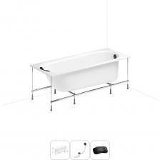 СОВЕРШЕНСТВО И ПРАКТИЧНОСТЬ В КАЖДОЙ ДЕТАЛИ Прямоугольная ванна Biore производится из литьевого акрила в размерах 150*70, 160*70 и 170*70 см. Ее безупречная форма отлично подходит для небольших ванных комнат и позволяет использовать доступную площадь с максимальной эффективностью. Бортик с детально продуманным наклоном в торцевой части создает дополнительное удобство для плеч и шеи. Широкие площадки в торцах чаши позволяют разместить всю необходимую косметику и средства гигиены. Глубина изделия оптимальна для купания детей, принятия ванны и душа взрослыми. АКРИЛОВОЕ СТЕКЛО И ЭКОЛОГИЧЕСКИ ЧИСТЫЕ МАТЕРИАЛЫ Технология изготовления акриловых ванн Lavinia Boho основана на использовании высокопрочного 4 мм цельного листа полиметилметакрилата (ПММА), который изготавливают на абсолютно ровной зеркальной поверхности и нагревают до температуры 170 °С. Далее эластичный лист помещают в вакуум-формовочное оборудование и под большим давлением заполняют матрицу будущей ванны: без образования пузырьков, пустот, искривлений или трещин. Для придания ударной вязкости и максимальной прочности конструкции по всему основанию купели закладывается усиленная плита ДСтП, а внешняя сторона ванны покрывается смесью полимера с отвердителем и ровингом. После отверждения при температуре 80-90 °С в ванне высверливают отверстия для слива-перелива. Каждое изделие проходит многоступенчатую проверку качества на геометрию и надежность. ВИДИМЫЕ ПРЕИМУЩЕСТВА ВАНН ИЗ 100% ЛИТЬЕВОГО АКРИЛА Ванны изготовлены из однородного литьевого акрила и не подвержены истиранию, выцветанию и воздействию ультрафиолета, что позволяет сохранять равномерный глянцевый блеск на протяжении всего срока службы. Потрясающая гладкая поверхность с прочными стенками демонстрирует высокую стойкость к царапинам, жесткой воде и не боится чистящих химических средств. Благодаря отсутствию швов за изделием легко ухаживать: поверхность достаточно протереть влажной тканью с мягким моющим средством, затем смыть теплой водой. При наполнении ванны горячей водой она отлично сохраняет форму и не деформируется, стабильно выдерживает нагрузку до 500 кг. ПРОЧНЫЙ КАРКАС ИЗ СТАЛИ Ванна монтируется на усиленный стальной каркас с повышенной стойкостью к коррозии и повреждениям. Для максимальной устойчивости чаша стабилизируется креплениями к стене. Конструкция надежно фиксирует ванну и равномерно распределяет динамическую нагрузку до 500 кг. Регулировка опор по высоте нивелирует незначительные перепады уровня пола на различных поверхностях. КОМПАКТНЫЙ СИФОН С ПОВЫШЕННОЙ ФУНКЦИОНАЛЬНОСТЬЮ Автоматический слив-перелив Useful Extras от Wellsee с донным клапаном click-clack и съемной накладкой на перелив изготовлен из полипропилена повышенной прочности и высокой термической устойчивости. Накладка на перелив и крышка донного клапана выполнены из латуни и не подвержены коррозии. Благодаря системе click-clack управлять наполнением ванны или оттоком воды просто и удобно: всего лишь одно нажатие на крышку донного клапана рукой или ногой. Внутренние стенки конструкции с антибактериальным покрытием Protect’IN устойчивы к оседанию водопроводных примесей, что снижает вероятность образования засоров. Самоочищающаяся форма и изгибы сифона-автомата препятствуют скоплению грязи внутри обвязки и поддерживают высокую пропускную способность — 50 л/мин. Функция верхней очистки позволяет с легкостью устранять возможные засоры, а усовершенствованный плоский гидрозатвор служит барьером для неприятных канализационных газов и занимает минимум места под ванной. ПОДГОЛОВНИК НА САМОКЛЕЯЩЕЙСЯ ЛЕНТЕ Гелевый подголовник на ванну от Wellsee — функциональное дополнение для любителей глубокой релаксации. Благодаря волнообразной форме и высокой эластичности подушка мгновенно адаптируется к изгибам тела, равномерно распределяет нагрузку в шейно-воротниковой зоне и создает идеальные условия для отдыха. Подголовник из вспененного полиуретана с гелевой структурой гипоаллергенен и безопасен для здоровья человека. Поверхность изделия не впитывает влагу и запахи, что гарантирует высокий уровень гигиены и износостойкость при продолжительном контакте с