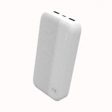 Внешний аккумулятор 2xUSB/USB Type-C/microUSB 2.0A 20000mAh White (PB25-20)
