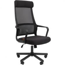 Кресло компьютерное с тканевой обивкой с нагрузкой 120 кг Chairman 590 черный/черный CHAIRMAN