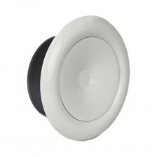 Универсальный диффузор DVS-U. Металлические диффузоры, представляют собой потолочные воздухораспределительные элементы с плавным регулированием расхода воздуха, которое осуществляется с помощью вращения центрального диска. Применяются в системах вентиляции и кондиционирования воздуха помещений любых типов. Регулировка расхода воздуха производится путем вращения центральной части диффузора. Диффузоры изготавливаются из стали и имеют порошковое покрытие белого цвета (RAL 9016). Монтаж осуществляется при помощи присоединительной муфты, что обеспечивает удобство монтажа. Внимание, изображение товара может отличаться от реального! Верные параметры указаны в технических характеристиках товара.