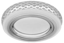 Встраиваемый светильник Gauss Backlight 6 BL085 Цвет арматуры хром Цвет плафонов белый