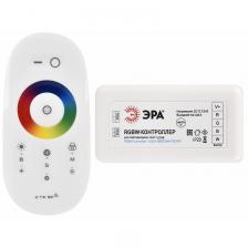RGBW-Controller-12/24V-288/576W-IP20-RF Контроллер ЭРА для светодиодной ленты с радио пультом RGBW-Controller-12/24V-288/576W-IP20-RF, цена за 1 шт
