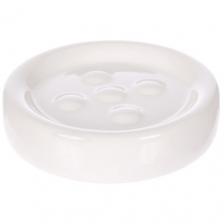 Мыльница настольная «ESSENTIAL» цвет белый