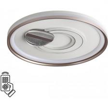 Потолочный светильник круглый Sonex Gemini 7787/85L металл/белый/бронза LED 85Вт 3000-6500K D495 пульт ДУ
