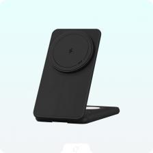 Беспроводное зарядное устройство VLP Alum Power Pro для Apple (Черный титан)