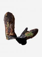 Варежки мужские Norfin камуфляжные меховые для охоты и рыбалки, Коричневый