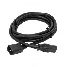 Кабель питания TERACOM для PDU IEC 60320 C13 - IEC 60320 C14 сечение 3x1.5мм2 250В 10A длина 2.0 метра EKF (TRC-PCA-C13-C14-2M), цена за 1 шт