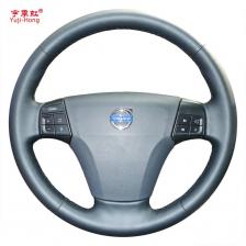 Чехол Yuji-Hong Чехлы рулевого колеса автомобиля для VOLVO S40 2004-2012, автомобильный Стайлинг, искусственная кожа из микроволокна, сшитый вручную