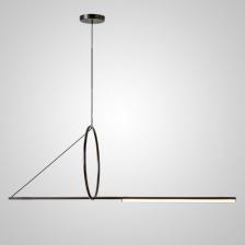 Подвесной Светильник Suspension Cercle Et Trait – Graphite Satine L120 От Imperiumloft