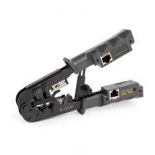 JT-02T серия ПРОФИ Пресс-клещи для RJ разъемов (обжим разъемов RJ/снятие изоляции с плоских телефонных проводов/снятие оболочки с круглых проводов типа UTP, STP/резка проводов/тестирование кабельных линий), цена за 1 шт