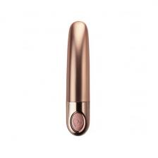 Мини-вибратор ROCKS-OFF Ellipse Pink Gold (10ELPSMTDP)