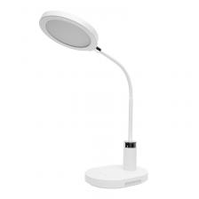 Ultraflash UF-803 C01 белый (Led св-к настольный,круг, 12Вт, 3 ур. яркости.CCT), цена за 1 шт.
