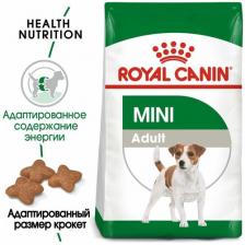 Сухой корм для собак мелких пород старше 10 месяцев Royal Canin Mini Adult, с птицей, 2 кг