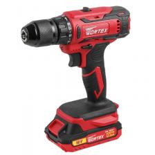 Аккумуляторная дрель-шуруповерт Wortex BD 1820-1 Li 0329209, в чемодане ALL1 18 В, 30 Н*м, 2х2 А*ч, БЗП(мет.) 13 мм
