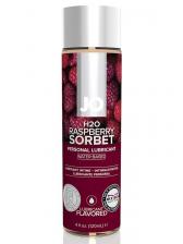 Ароматизированный лубрикант с ароматом малины JO Flavored Raspberry Sorbet - 120 мл