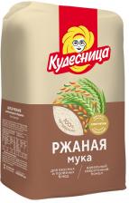 Мука Кудесница ржаная 1кг - Vprok.ru Перекрёсток