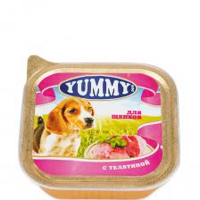 Yummy Влажный корм (консервы) для щенков, с телятиной, 100 гр.