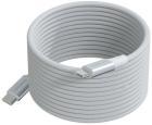 Магнитный кабель Magssory Link C, 240W, USB-C, 2.4 м (white CBL021)