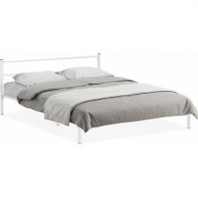 Двуспальная кровать Woodville Фади 160х200 белая 491589
