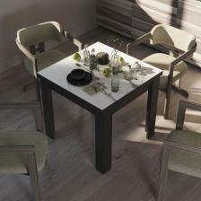 Стол раздвижной ТриЯ Дрезден Тип 1 черный/белый мрамор 258702 предназначен для дома. Прост в уходе, что экономит время и силы. Благодаря высокой прочности прослужит долго. Современный дизайн украсит любой интерьер.