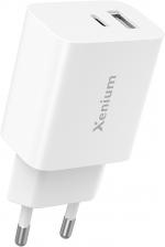 Зарядное устройство Xenium X302 USB/USB-С White